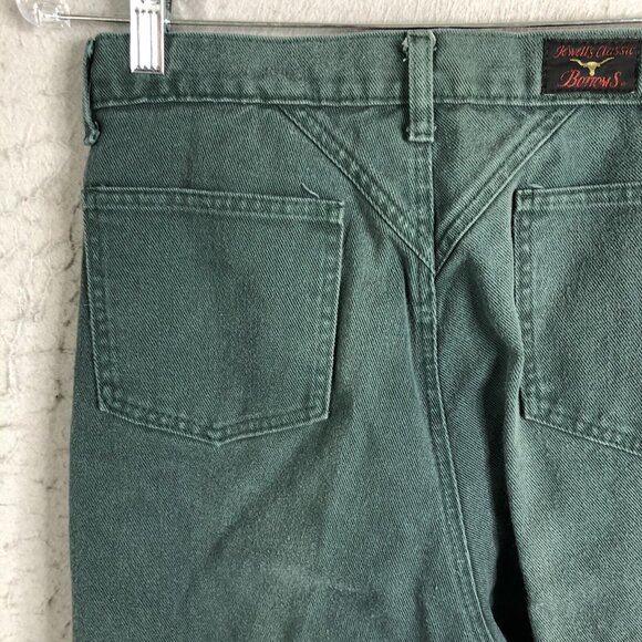 Vintage Jewells Classic Bottoms Jeans Juniors 13 Green Faded Bareback Riding - Picture 15 of 16